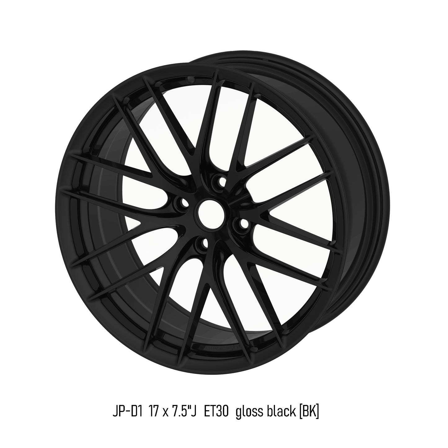 lightweight forged aluminium alloy wheel in gloss black for Mazda MX-5 ND Miata