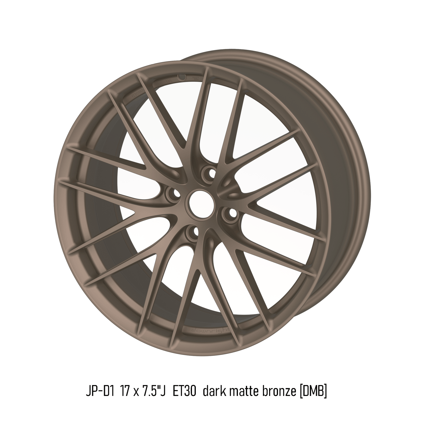 lightweight forged aluminium alloy wheel in dark gloss bronze for Mazda MX-5 ND Miata