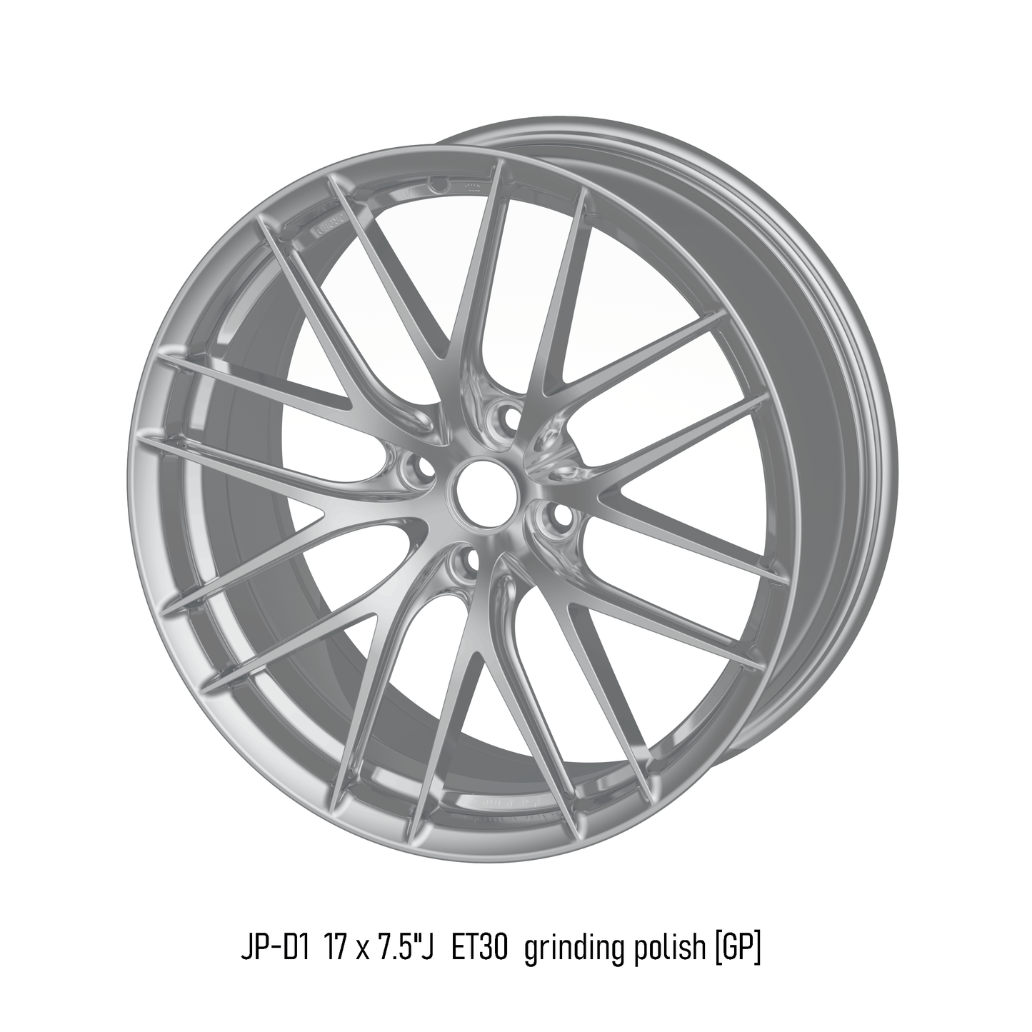 lightweight forged aluminium alloy wheel in grinding polish for Mazda MX-5 ND Miata